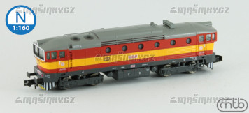 N - Dieselov lokomotiva 754 021 - D (analog)