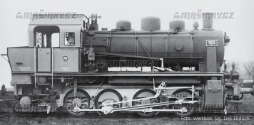 H0 - Parn lokomotiva . 185, Halle-Hettstedter Eisenbahn AG (analog)
