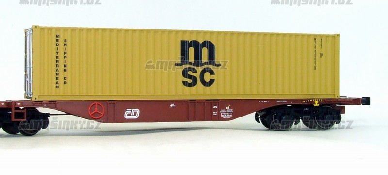 H0 - Souprava ploinovch voz Sggmrss/90 s kontejnery  MSC a MOL - D CARGO #3