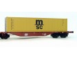 H0 - Souprava ploinovch voz Sggmrss/90 s kontejnery  MSC a MOL - D CARGO
