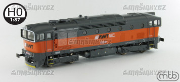 H0 - Dieselov lokomotiva 753.714 - AWT (analog)