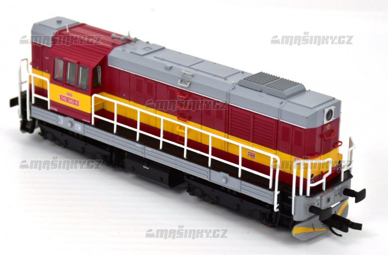 TT - Dieselov lokomotiva 742.342-9 - SD (analog) #3