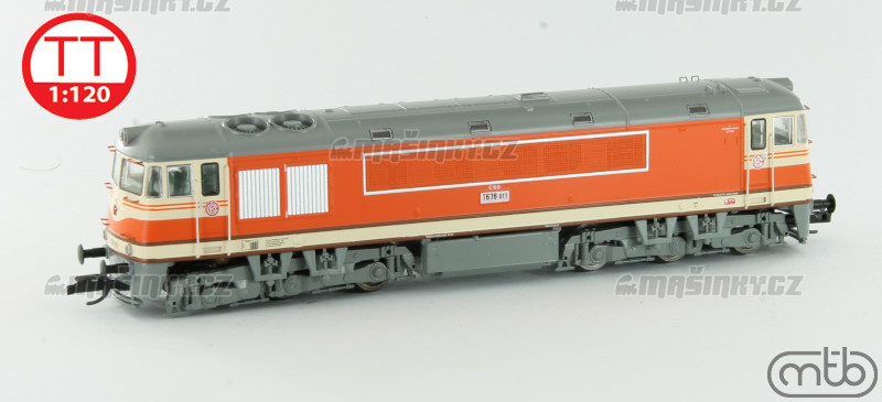 TT - Dieselov lokomotiva T678.017 - SD (analog) #1