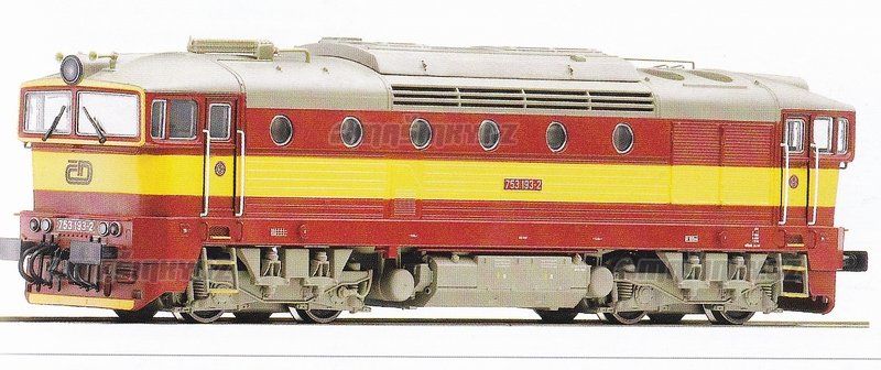 TT - Model lokomotivy ady 753 - D (analog) #1