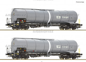 H0 - Set dvou kotlovch voz Zacns - D Cargo