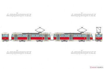 N - Prask tramvaj Tatra T3, typ C - TOMYTEC