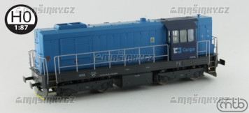 H0 - Diesel-elektrick lokomotiva 742 238 - D Cargo (analog)