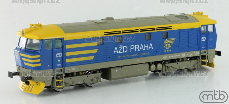 H0 - Dieselov lokomotiva ady 749 039 D AD Praha - digitl zvuk #1