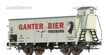 H0 - Uzaven vz "Ganter Bier Freiburg" - DB