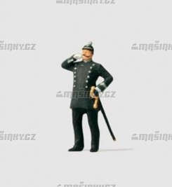 H0 - Berlnsk policista. kolem r. 1900