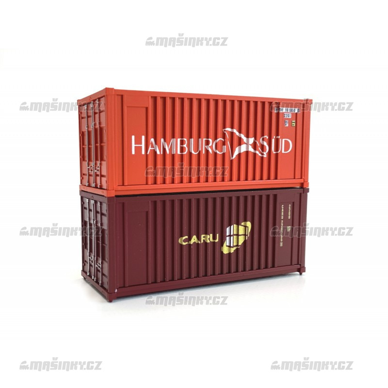 H0 -  Set kontejner 20 &#769; - 2 (2 ks) #1