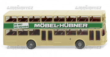 H0 - Dvoupatrov autobus (MAN SD 200) "Mbel Hbner"