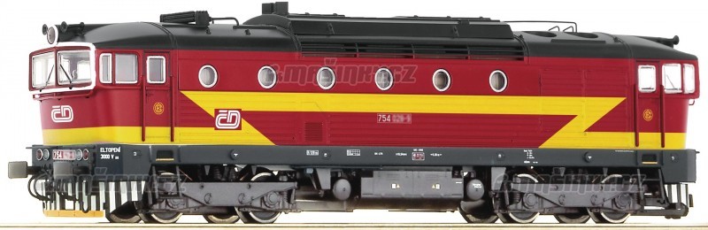 TT - Model lokomotivy ady 754 - D (digital-zvuk) #1