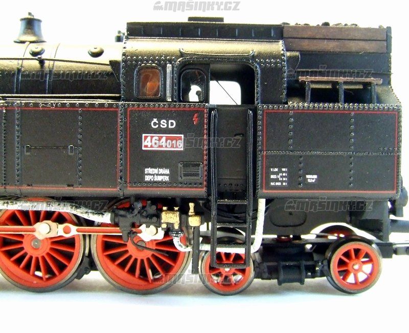 H0 - Parn lokomotiva ady 464.016  - Uat - SD (dcc, zvuk) #5