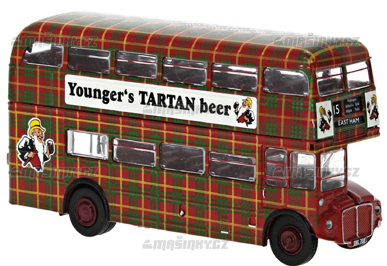 H0 - AEC Routemaster "Youngers Tartan beer" #1