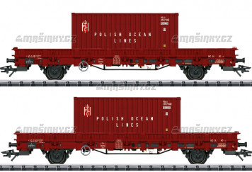 H0 - Set 2 voz s kontejnery, PKP