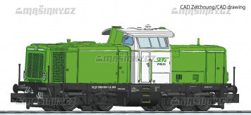 N - Dieselov lokomotiva V 100.53 - SETG (analog)