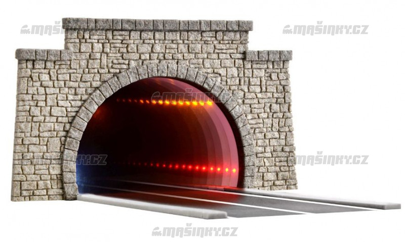 H0 - Silnin tunel, klasick s LED zrcadlovm efektem #1