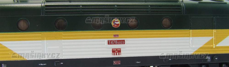 H0 - Dieselov lokomotiva 754 023-0 - SD (DCC, zvuk) #4