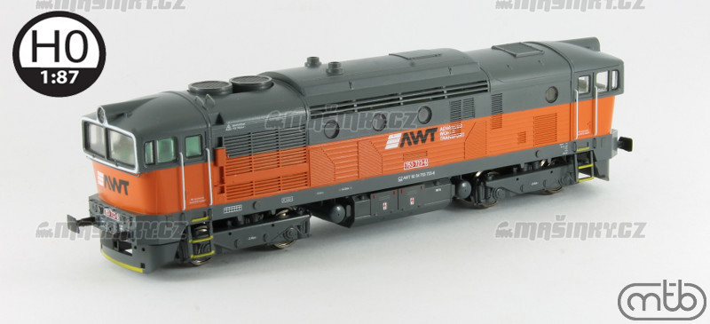 H0 - Dieselov lokomotiva 753 723 - AWT (analog) #1