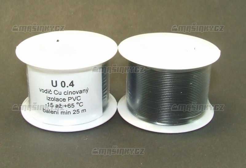 Drt ern U 0,4  Cu cnovan - izolace PVC - 25 m #1