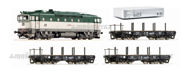 TT - Digitln startset s lokomotivou ady 750 a temi vozy - D #1