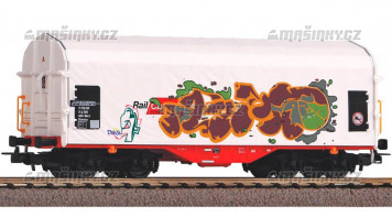 H0 - Nkladn vz  Rail Cargo Austria s graffiti