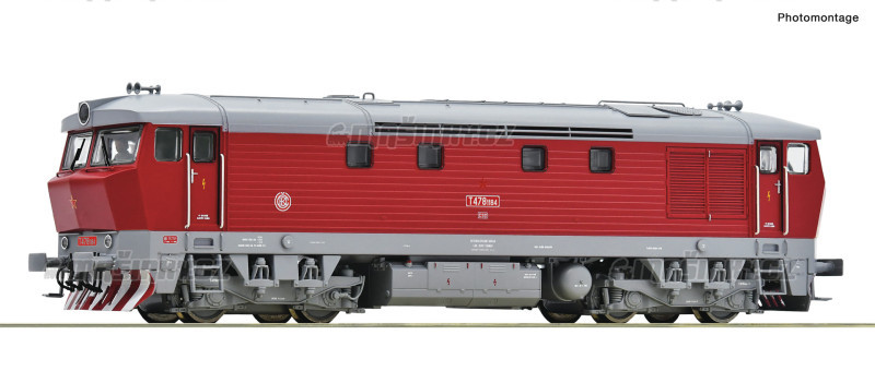 H0 - Dieselov lokomotiva ady T 478 1184 - SD (DCC,zvuk) #1