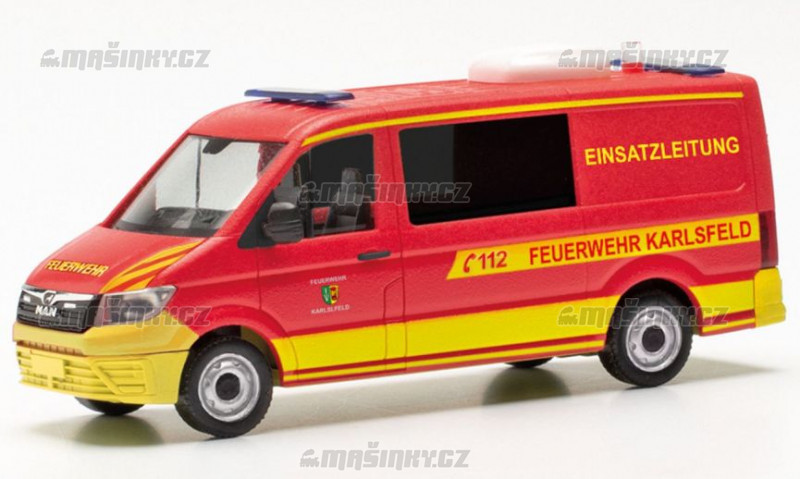 H0 - MAN TGE FD ELW 'Feuerwehr Karlsfeld' #1