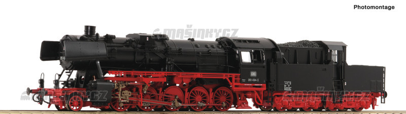 H0 - Parn lokomotiva 051 494-3 - DB (DCC,zvuk) #1