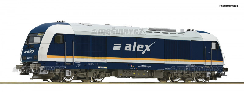 H0 - Dieselov lokomotiva 223 081-1 - Alex (analog) #1