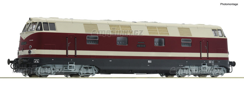 H0 - Dieselov lokomotiva ady 118 514-9 - DR (analog) #1