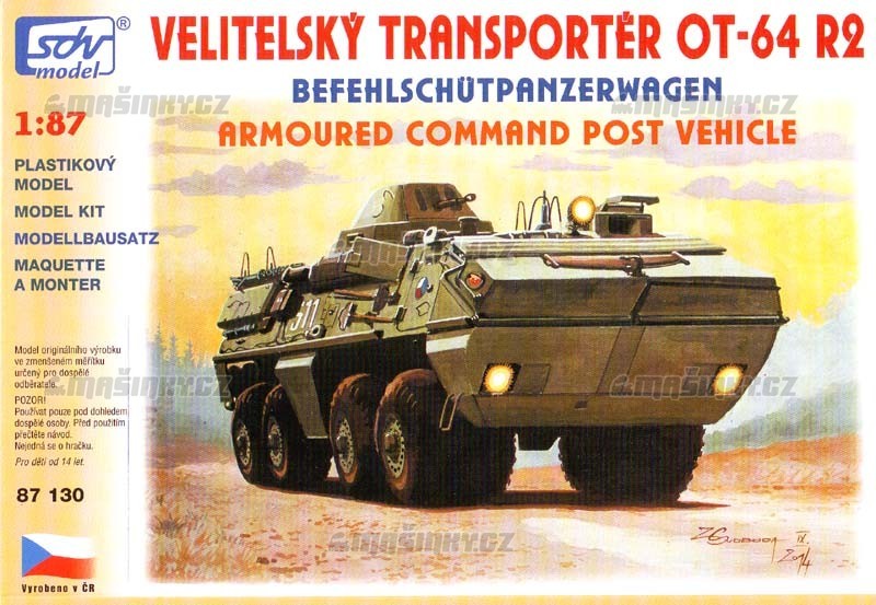 H0 - Velitesk transportr OT-64 Skot R2 #1