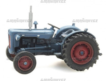 H0 - Traktor Ford Dexta, modr