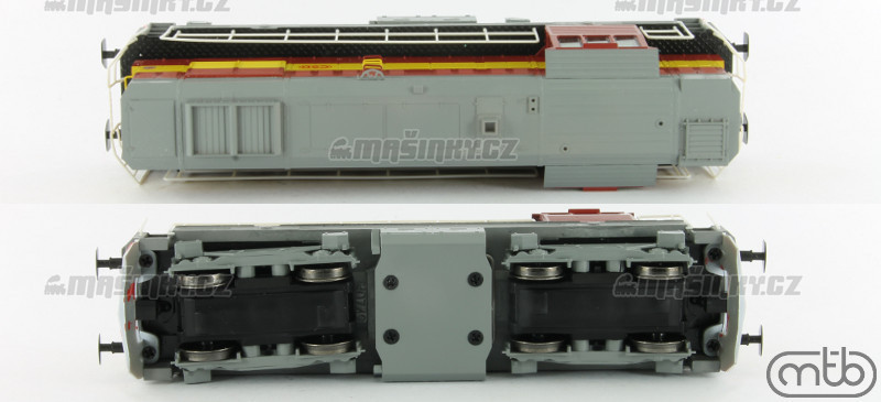 H0 - Diesel-elektrick lokomotiva ady 743 004 - SD (analog) #3
