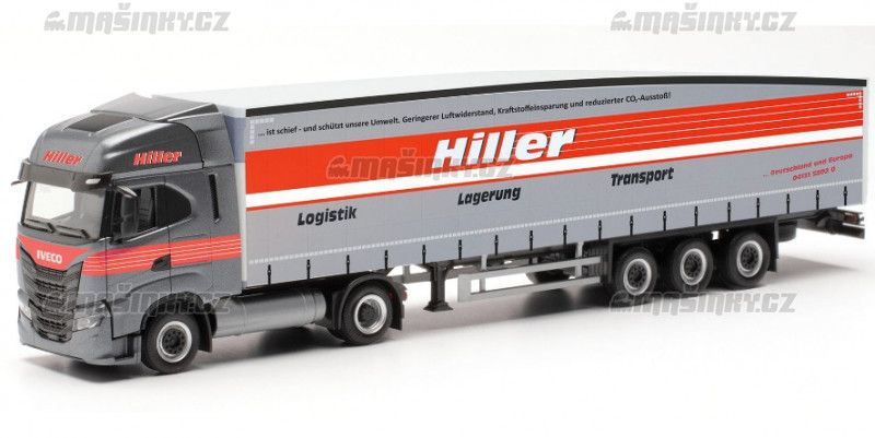 H0 - Iveco S-Way Schmitz Hiller Logistik #1