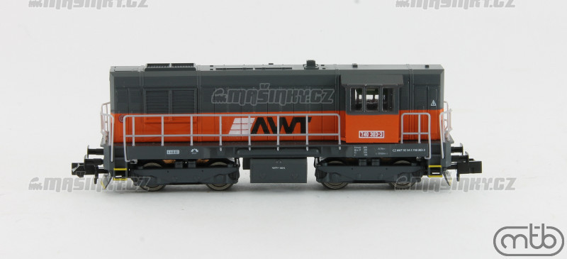 N - Diesel-elektrick lokomotiva 740 303 - AWT (analog) #2