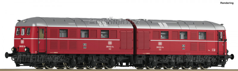 H0 - Dvojit dieselov lokomotiva 288 002-9 - DB (DCC,zvuk) #1
