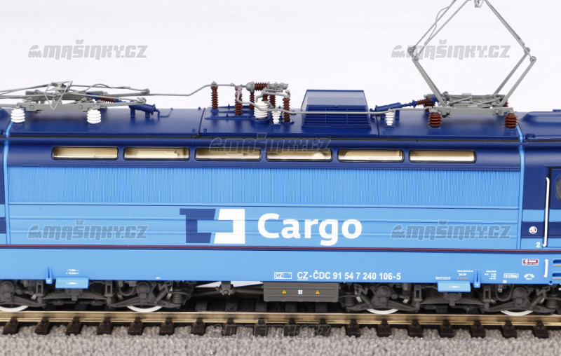H0 - Elektrick lokomotiva 240 "lamintka" - D Cargo (analog) #4