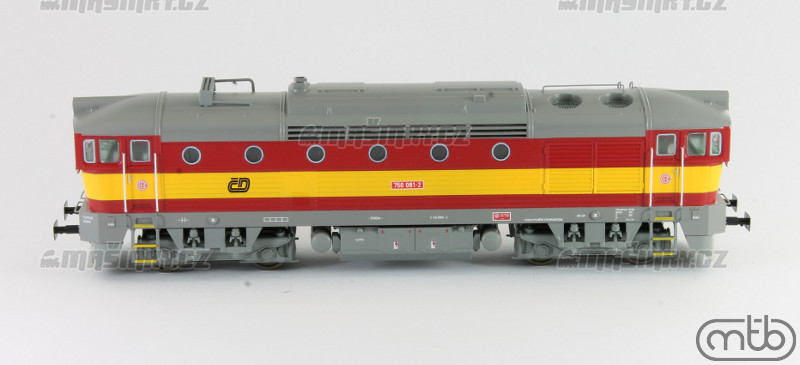 H0 - Dieselov lokomotiva 750 081 - D (analog) #2