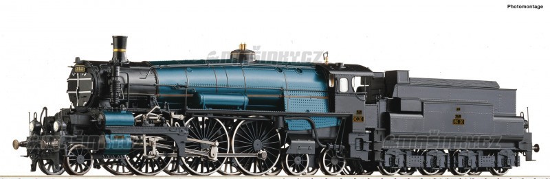 H0 - Parn lokomotiva (hrboun) 310.20 - BB (DCC, zvuk) #1