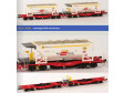 H0 - Dva vozy infra RockTainer s nákladem - Rail Cargo Group