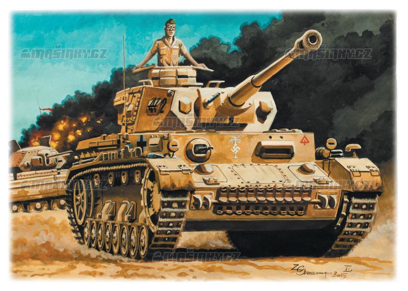 H0 - Stedn tank PzKpfw IV Ausf. F2 #4