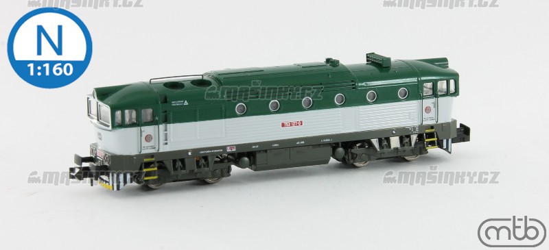 N - Diesel-elektrick lokomotiva 753 127 - D (analog) #1