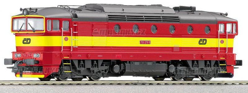 H0 - Dieselov lokomotiva Rh 753  - D - Brejlovec - analog #1