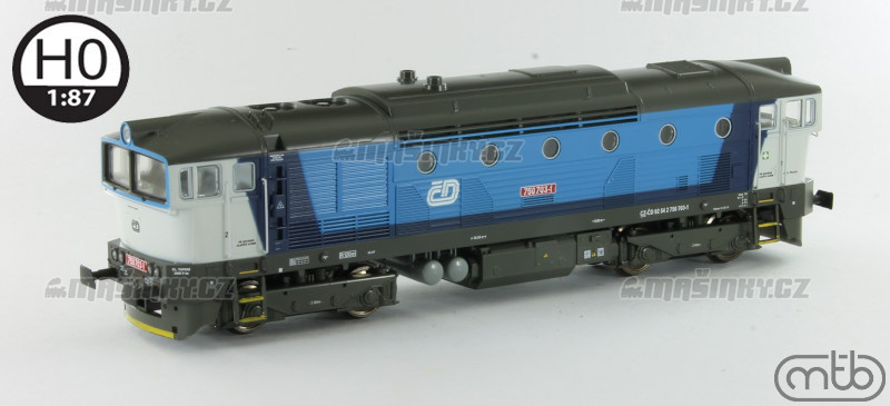 H0 - Dieselov lokomotiva 750.703 - D (analog) #1