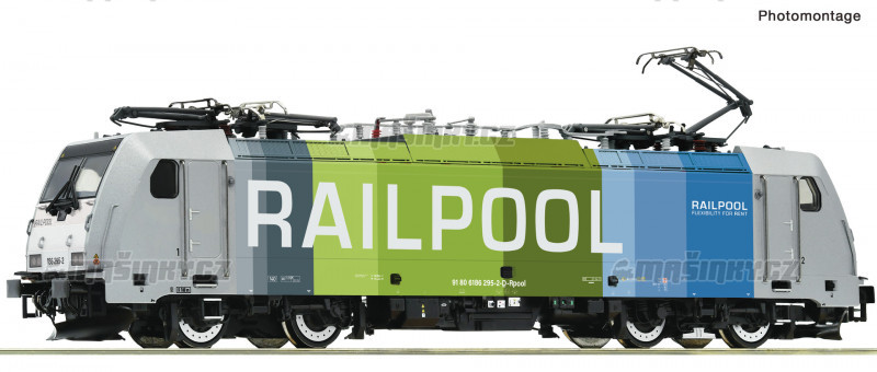 H0 - Elektrick lokomotiva 186 295-2, Railpool (analog) #1