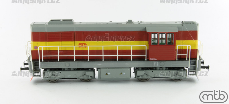 H0 - Diesel-elektrick lokomotiva ady 743 004 - SD (analog) #2