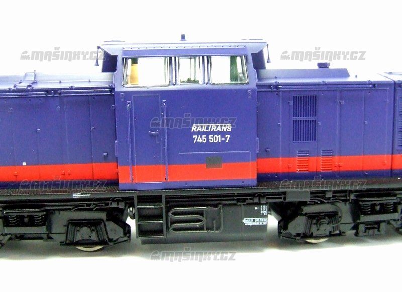 H0 - Dieselov lokomotiva ady 745 eskch drah - Railtrans (ROCO 62816) #3