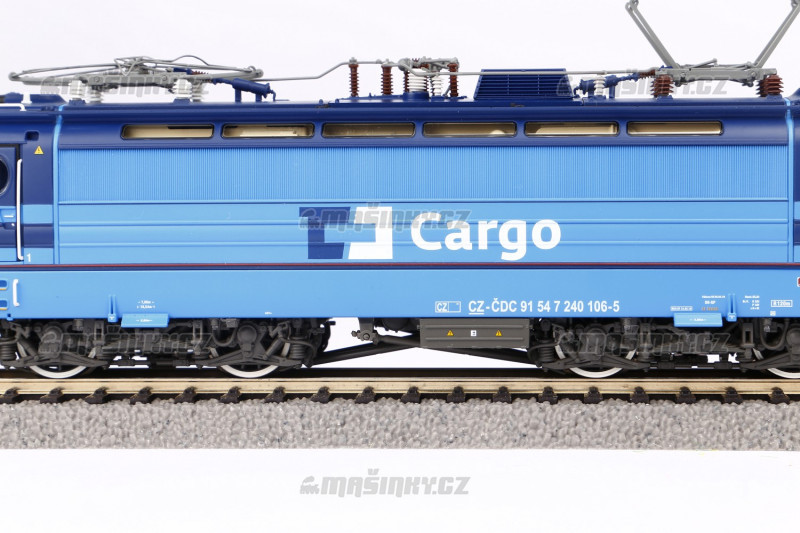 H0 - Elektrick lokomotiva 240 "lamintka" - D Cargo (analog) #3
